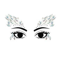 Face Decoration Crystals, Glow in the Dark, 14x8.5cm