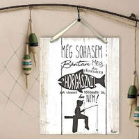 Falikép Horgásznak - Még sohasem bántam meg