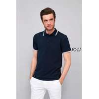 Egyéb Póló Sols Practice galléros férfi férfi (100%pamut 260g/m2) golf green/white, 2XL