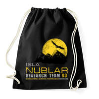 printfashion ISLA NUBLAR RESEARCH TEAM - Sportzsák, Tornazsák - Fekete