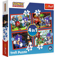 Trefl Puzzle Rejtvény - 4 az 1-ben - Sonic's Adventures - SEGA Sonic The Hedgehog 34625