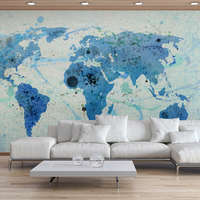 Artgeist Fotótapéta térkép - Cruising and sailing - The World map Világtérkép 200x154