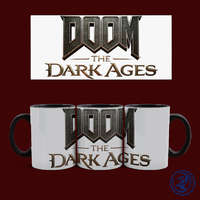 Hrnček Doom - The Dark Ages logo (Čierny)