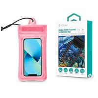 Devia Devia univerzális vízálló védőtok max. 7" méretű készülékekhez - Devia Mobile Phone Floating Waterproof Bag - pink