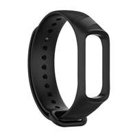 gigapack Samsung Galaxy Fit E Sport (SM-R375) pótszíj (egyedi méret, szilikon, állítható) fekete