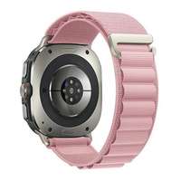 GIGAPACK Samsung Galaxy Watch Ultra eSIM 47mm (SM-L705) pótszíj (egyedi méret, textil, állítható) rózsaszín