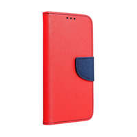 Utángyártott Fancy Samsung Galaxy S22+ flip tok, piros-kék