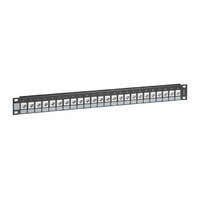 LEGRAND LEGRAND 632791 üres keystone patch panel 1U-19" árnyékolatlan (UTP) 24xRJ45 port fogadására műanyag kábeltartval Linkeo